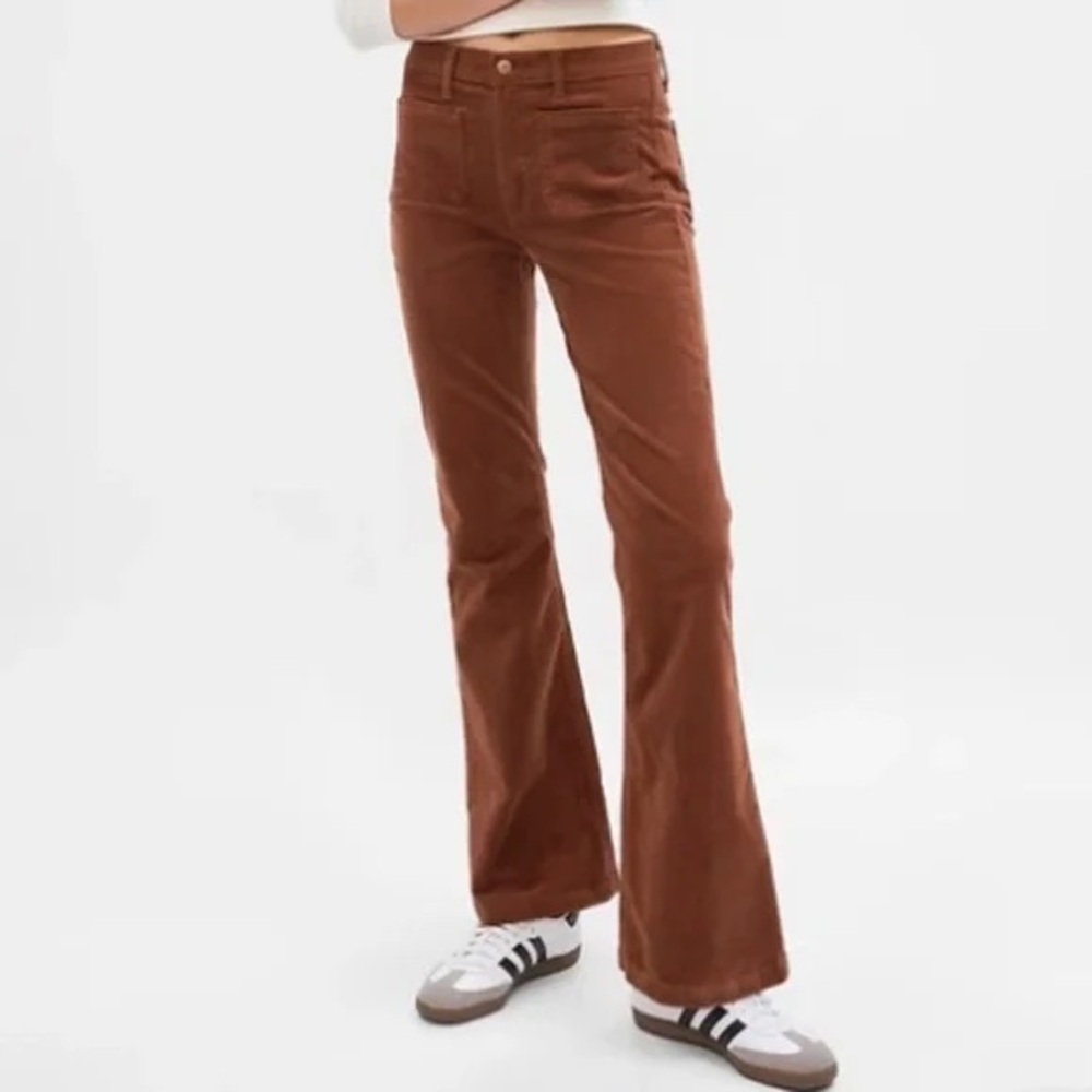 GAP High Rise '70s Flare Corduroy Flare Pants